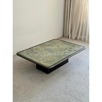 Natural Marble Wabi Sabi Coffee Table - scene