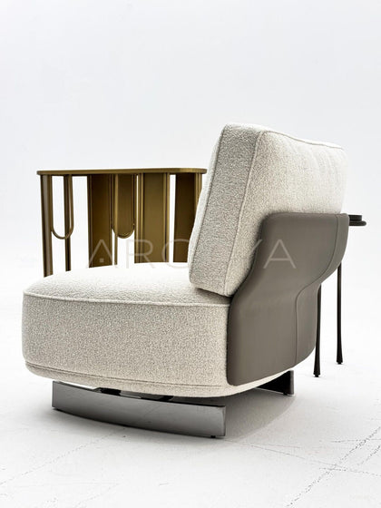 Metal Fabric Lounge Chair Factory - scene