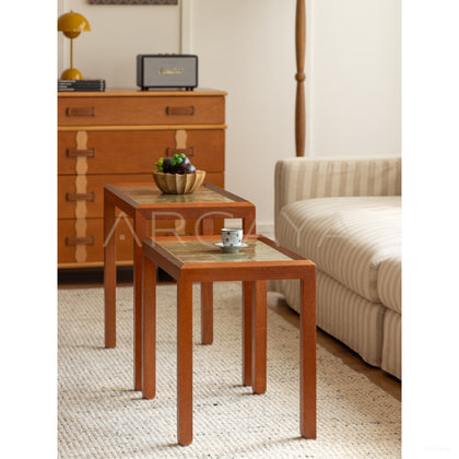 Nesting Tables Pair — Side Table - scene
