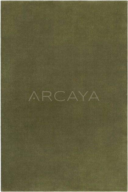 Dark Green Solid Rug Dsm P026 C01 - scene