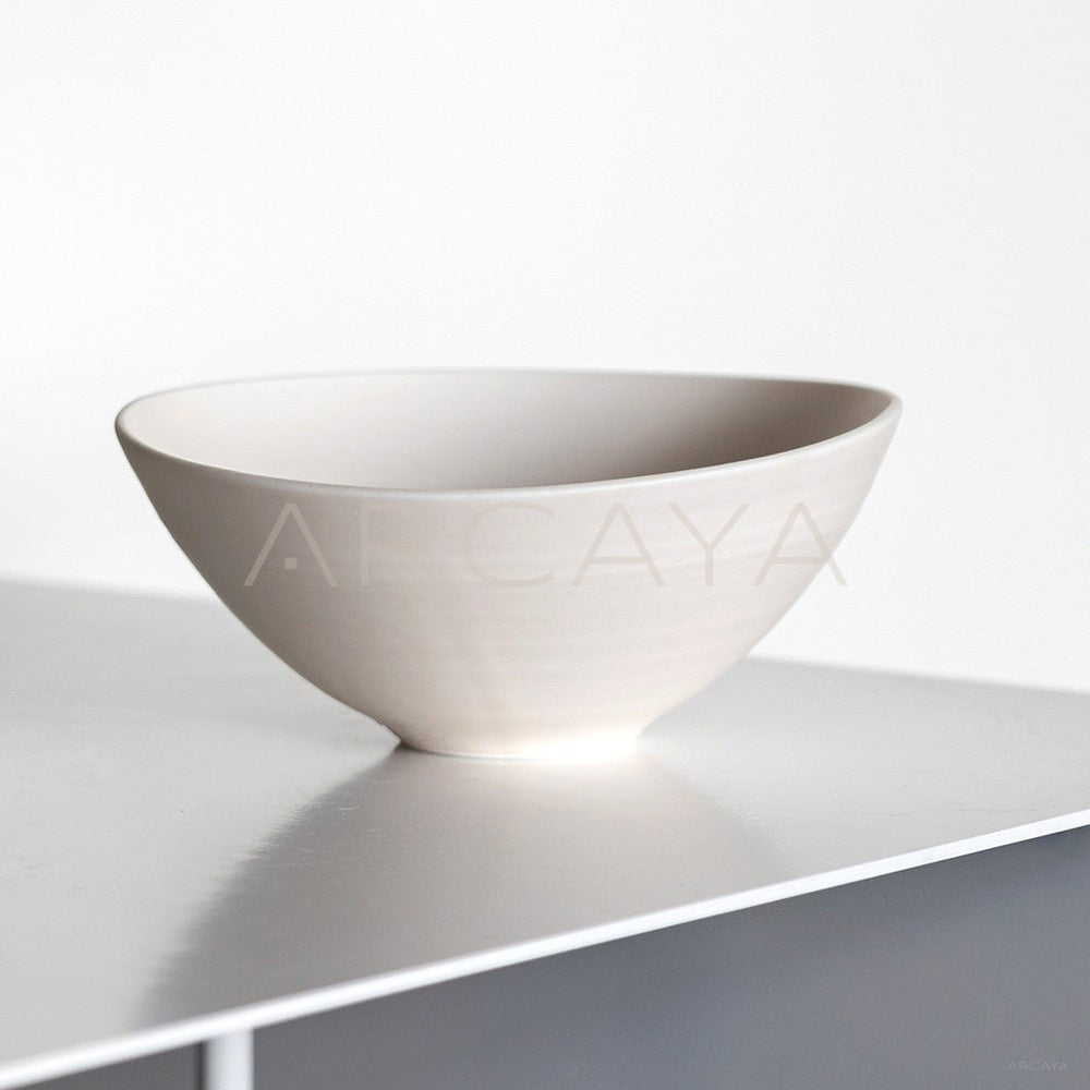 Amu Collab White Conical Salad Bowl - main