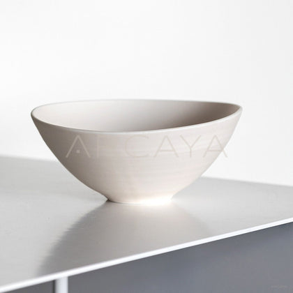 Amu Collab White Conical Salad Bowl - main