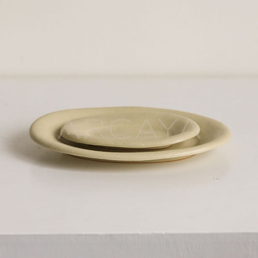 Amu Collab Chinese Oval Ceramic Plate - main