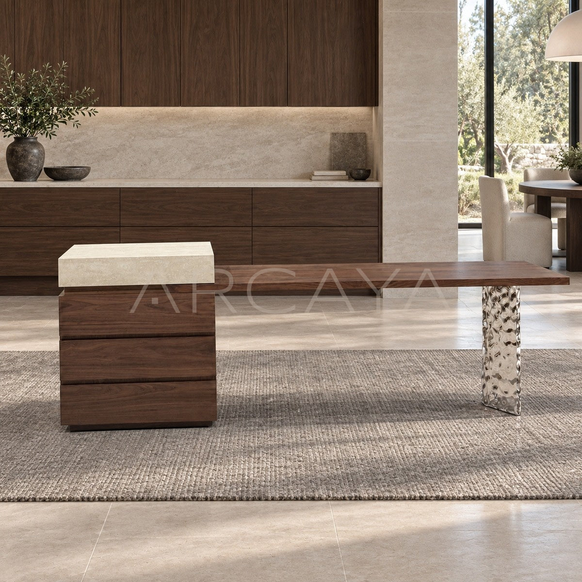 Open Dining Kitchen Island Desk - main