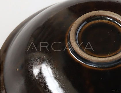 Sunxun Collab Black Rim Conical Bowl - scene