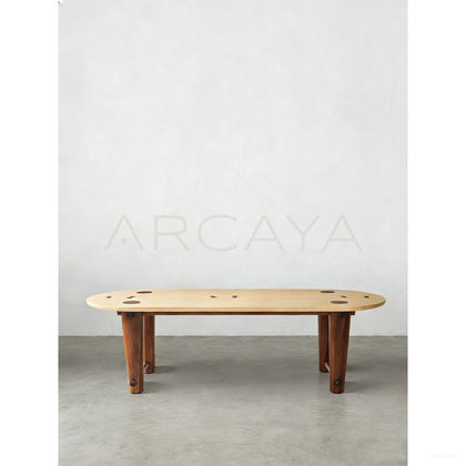 Rhye Oak Dining Table - scene