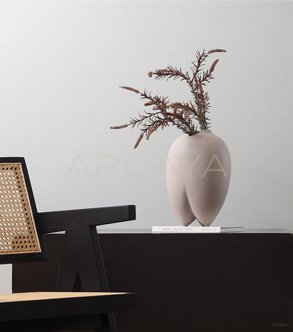 Wabi Sabi Bisque Ceramic Vase - scene