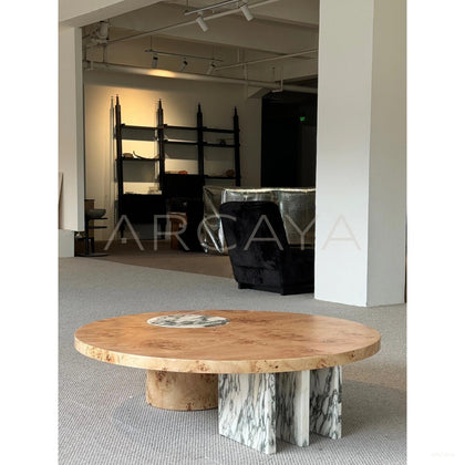 Natural Tone Coffee Table - scene