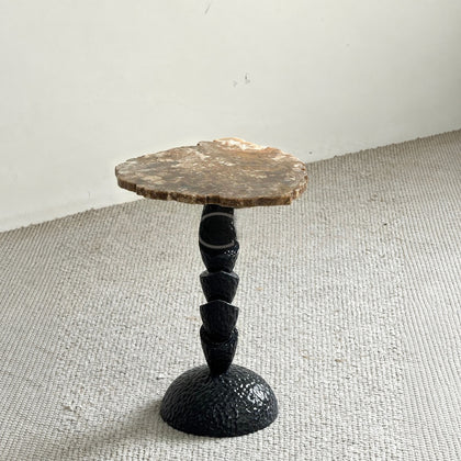 Natural Marble Wabi Sabi Side Table - main