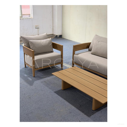Balmain Aluminum Outdoor Sofa - scene