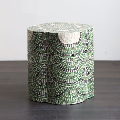 Shell Inlay Side Table Shelf - main