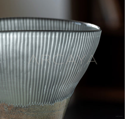 Vintage Flared Glass Vase - scene