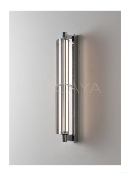 Rectangular Crystal Column Wall Light 80600 - scene