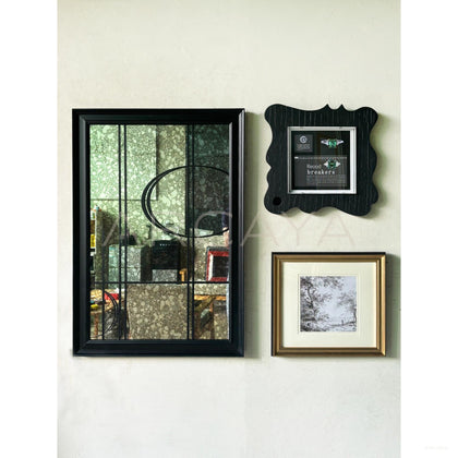 Rust Mirror Wall Art - scene