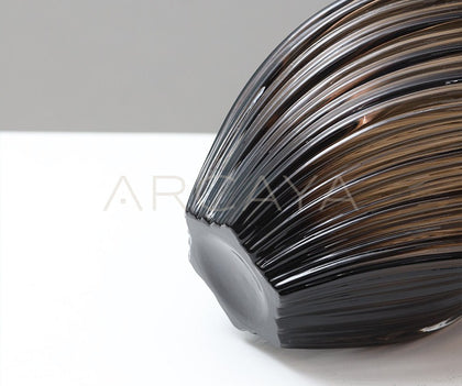 Clear Glass Hydroponic Vase - detail