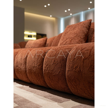 Mountain Isle Chenille Sofa - scene