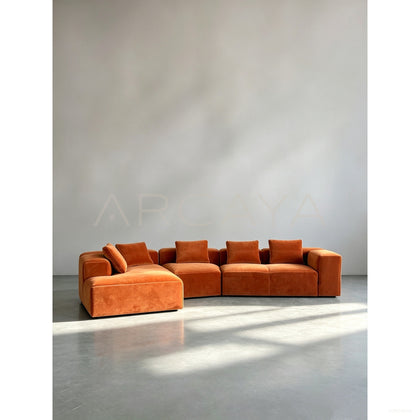 Understated Statement Sofa - scene