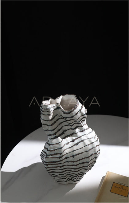 Wabi Sabi Jingdezhen Designer Art Vase - scene
