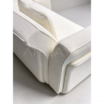 Negative Space Living Room Sofa - scene