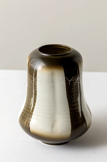 Mid Century Gradient Glaze Ceramic Vessel - scene