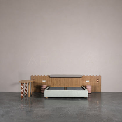 Kids Room Wave Oak Bed Set - main