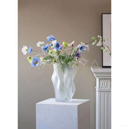 Clear Glass Hydroponic Vase Modern - scene