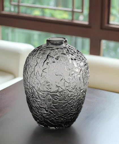 Large Floor Glass Vase Bell Flower - scene