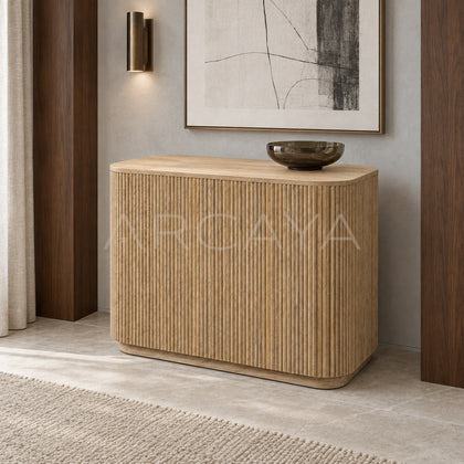 Natural Wood Storage Sideboard - main