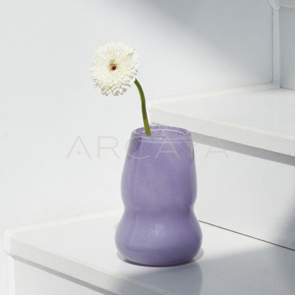 Mid Century Gourd Glass Vase - main