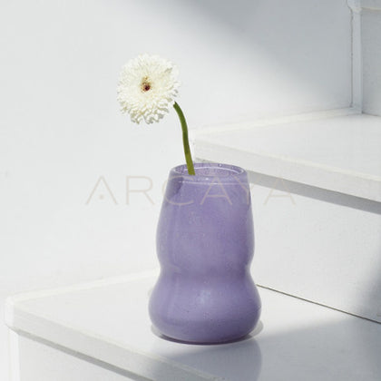 Mid Century Gourd Glass Vase - main