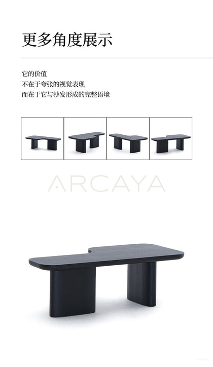 Bamboo Joint Sofa Arm Table - scene