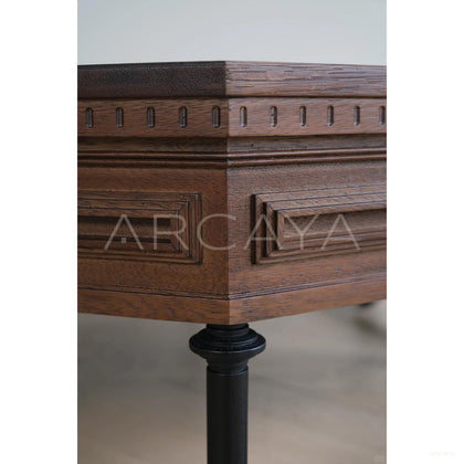 Forge Carved Octagonal Coffee Table - scene
