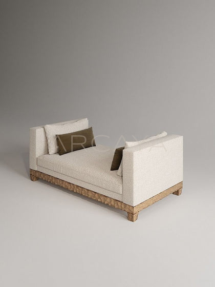 Yiduo Cream Fabric Sofa - scene