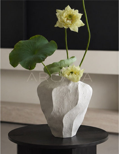 Wabi Sabi Handmade Textured Vase - scene