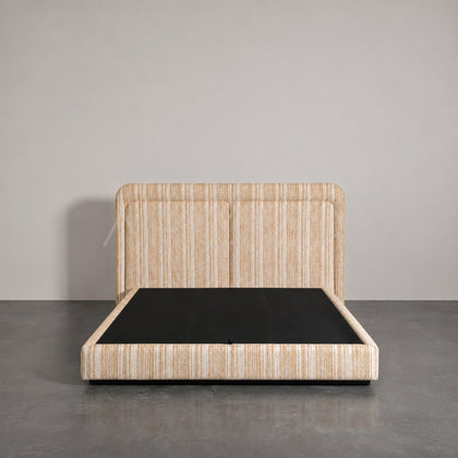 Fabric Upholstered Floating Bed - main