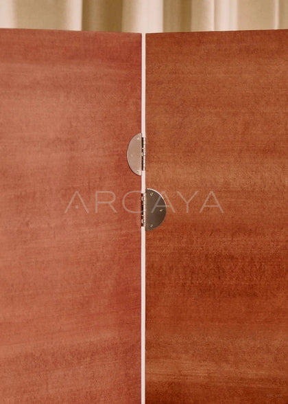 Parchment Wabi Sabi Folding Screen - scene