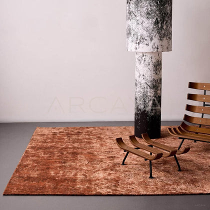 Hand Textured Wool Rug - scene