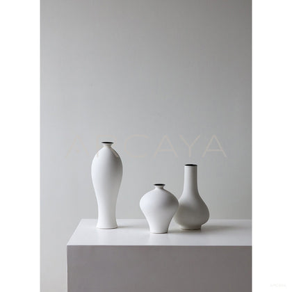 New Chinese Bisque Song Aesthetic Vase - scene