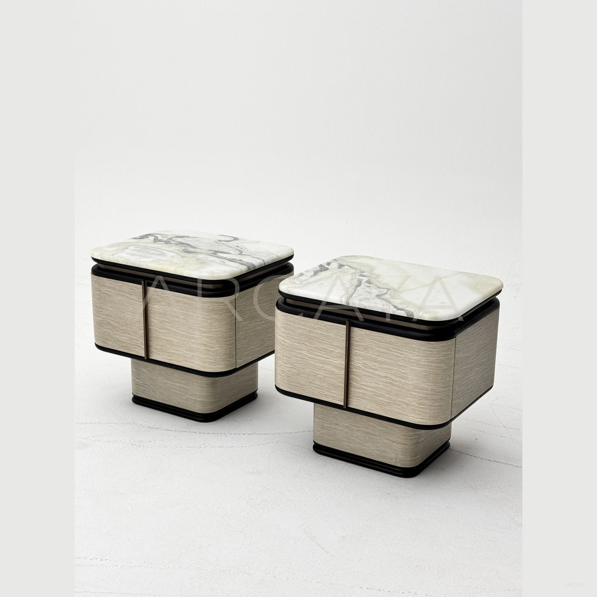 Custom Master Bedroom Nightstand in detail