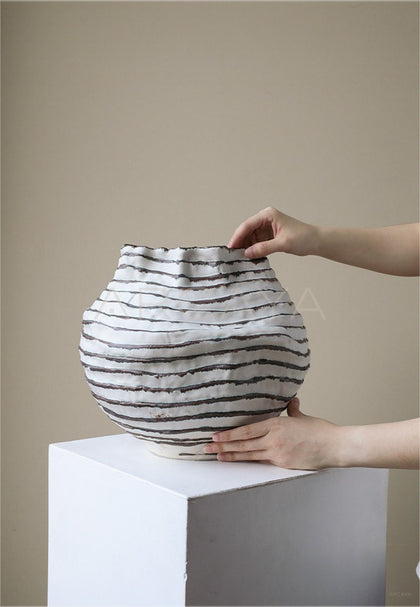 Wabi Sabi Jingdezhen Designer Art Vase - scene
