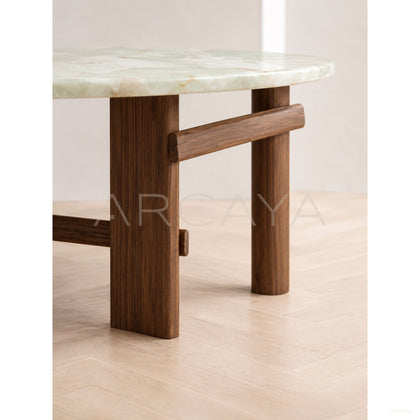 Sengu Jade Stone Dining Table - scene