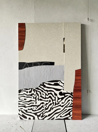 Custom Hand Painted Mixed Media Wall Art - scene