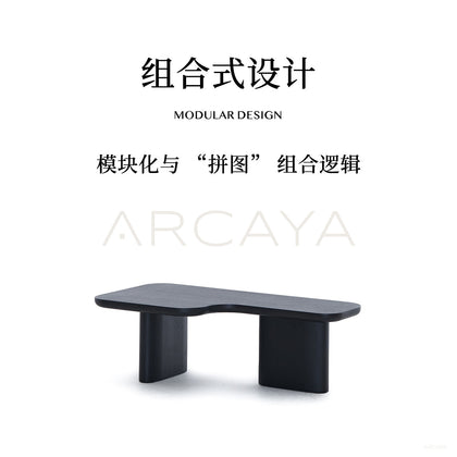 Bamboo Joint Sofa Arm Table - scene