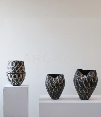 Wabi Sabi Jingdezhen Large Floor Ceramic Vase - scene