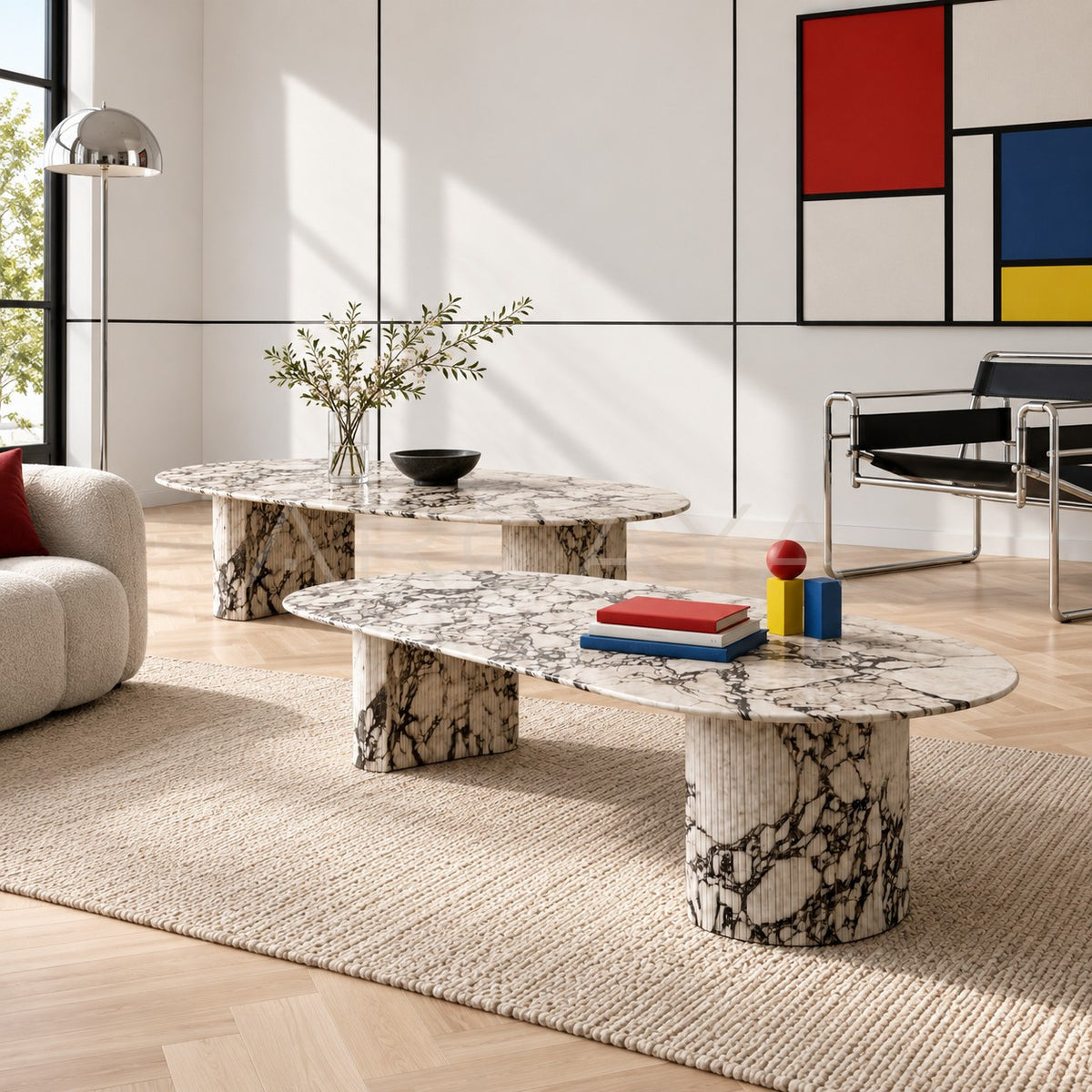 Bulgari Purple Stone — Tables in detail