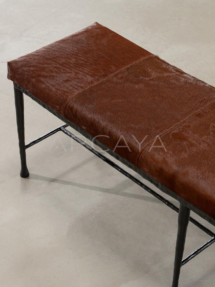 Sud Solid Wood Bench - detail