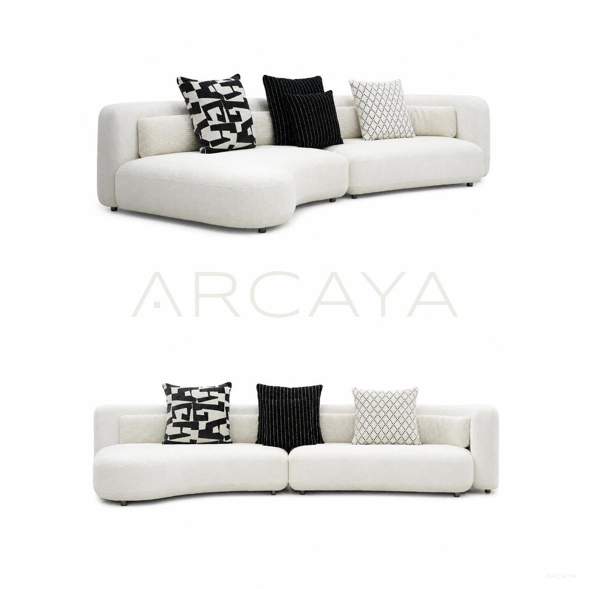Curved Sofa Gofeid in detail