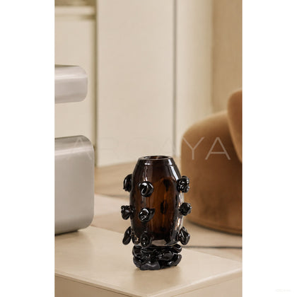 Irregular Glazed Glass Art Vase - scene
