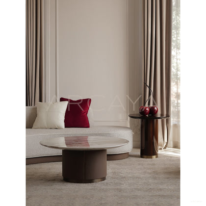 Handmade Curved Sofa - scene