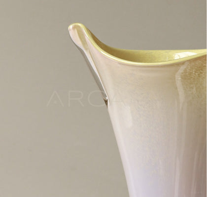 Mid Century Gradient Glazed Glass Vase - scene